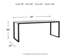 Lazabon Home Office Desk and Storage - PKG010497 - furniture place usa