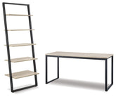 Waylowe Home Office Desk and Storage - PKG010499 - furniture place usa