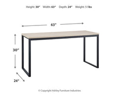 Waylowe Home Office Desk and Storage - PKG010499 - furniture place usa