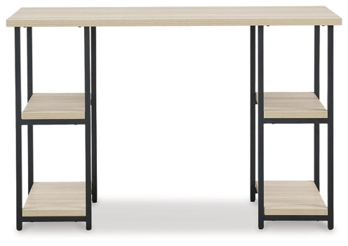 Waylowe Home Office Desk and Storage - PKG010500 - furniture place usa