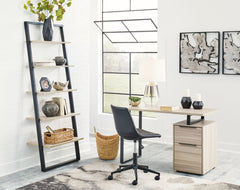 Waylowe Home Office Desk and Storage - PKG010501 - furniture place usa