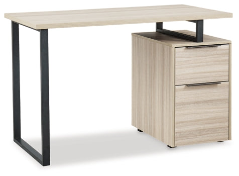 Waylowe Home Office Desk and Storage - PKG010501 - furniture place usa