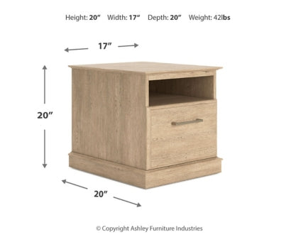 Elmferd Home Office Desk and Storage - PKG014858 - furniture place usa