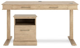 Elmferd Home Office Desk and Storage - PKG014858 - furniture place usa