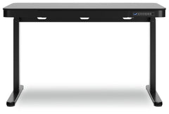 Lynxtyn Adjustable Height Home Office Desk - furniture place usa