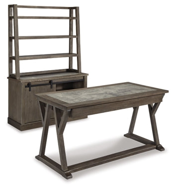 Luxenford Home Office Desk and Storage - furniture place usa