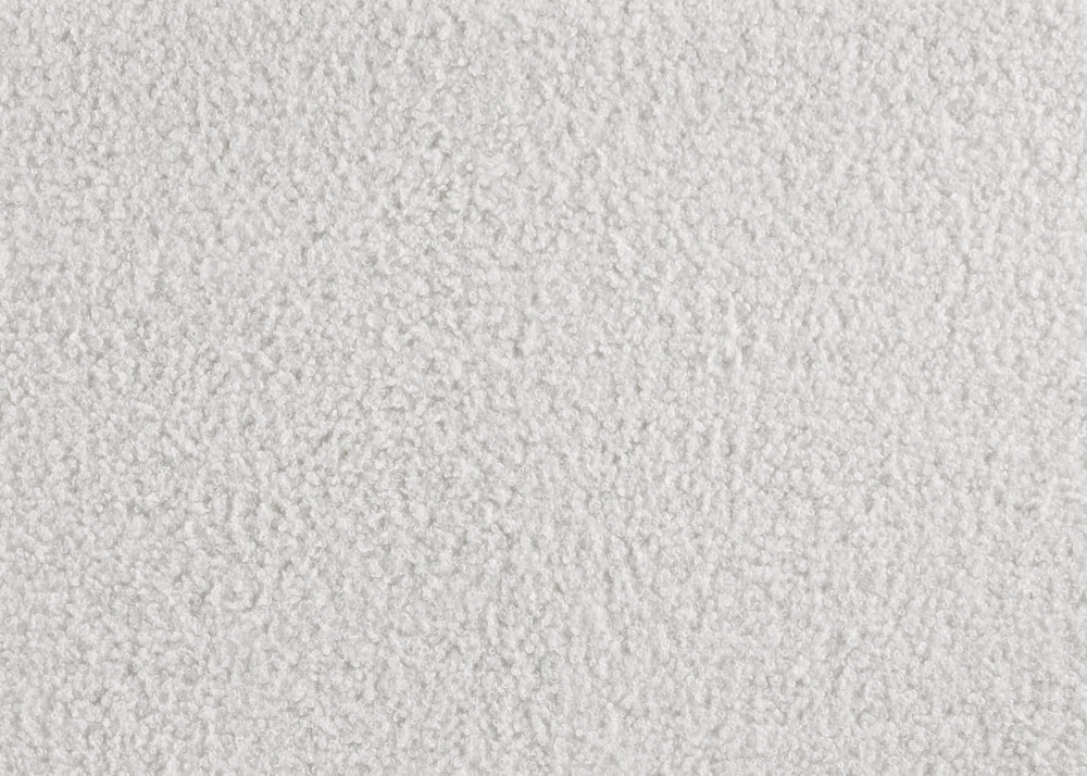 PORTIA QUEEN BOUCLE HB/FB WHITE, PORTIA /QUEEN BOUCLE RAIL WHITE - furniture place usa