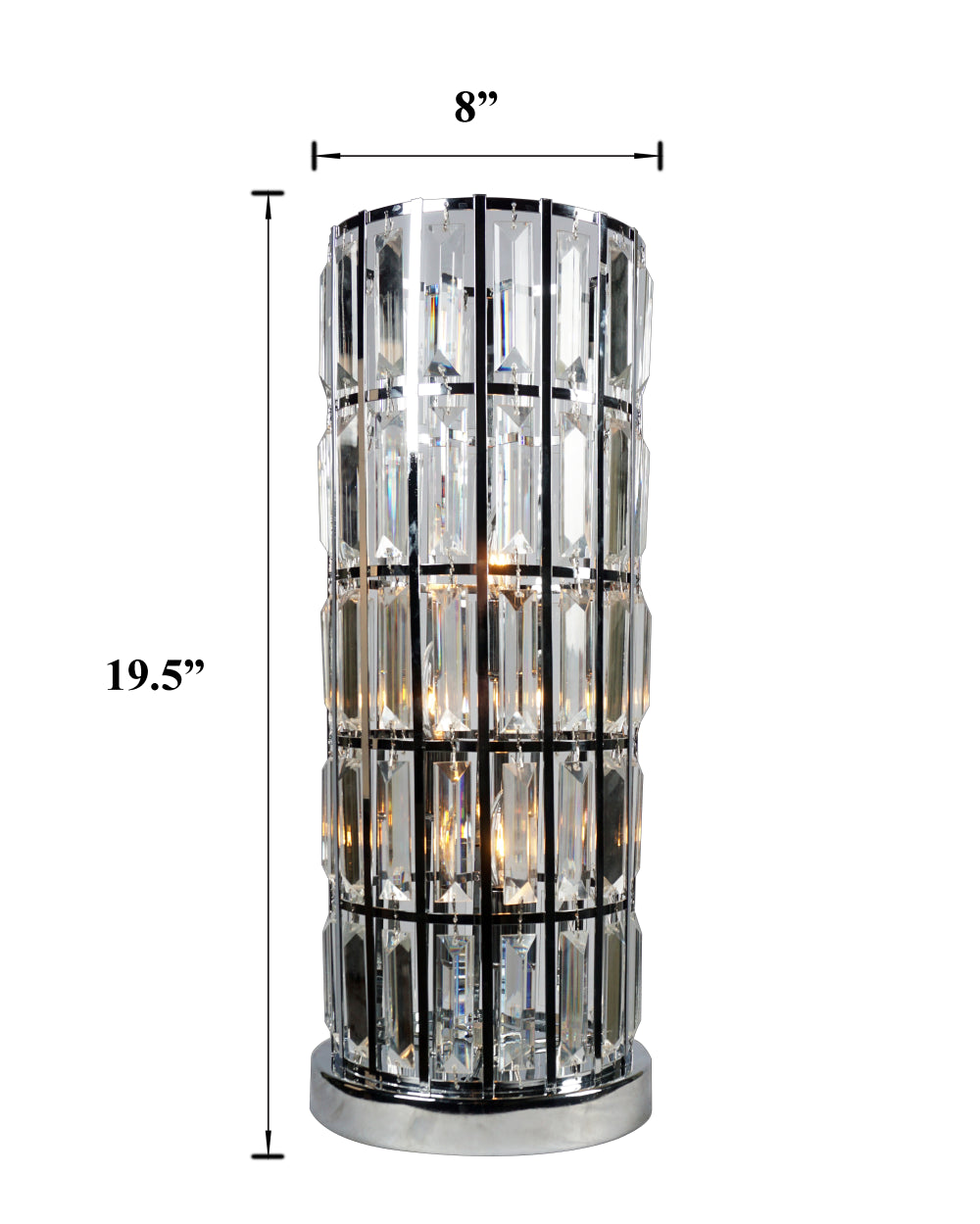 COLUMN TABLE LAMP - furniture place usa