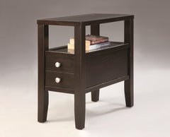 MATTHEW CHAIRSIDE TABLE - furniture place usa