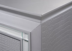 LILLIAN QUEEN LED HEADBOARD, LILLIAN QUEEN FOOTBOARD W/SLATS, LILLIAN /QUEEN RAIL - furniture place usa