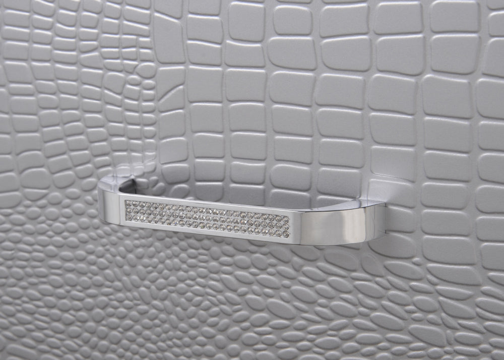 LILLIAN QUEEN LED HEADBOARD, LILLIAN QUEEN FOOTBOARD W/SLATS, LILLIAN /QUEEN RAIL - furniture place usa