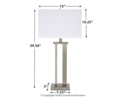 Aniela Table Lamp (Set of 2) - furniture place usa