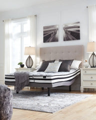 8 Inch Chime Innerspring Queen Mattress in a Box with Head-Foot Model Best Queen Adjustable Base - furniture place usa