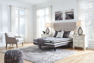 8 Inch Chime Innerspring King Mattress in a Box with Better than a Boxspring 2-Piece King Foundation - furniture place usa