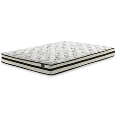 8 Inch Chime Innerspring Queen Mattress in a Box with Head-Foot Model Best Queen Adjustable Base - furniture place usa