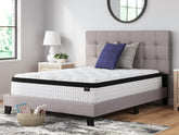 Chime 12 Inch Hybrid Queen Mattress in a Box with Head-Foot Model Best Queen Adjustable Base - furniture place usa