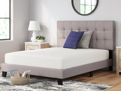 10 Inch Chime Memory Foam Queen Mattress in a Box with Head-Foot Model Better Queen Adjustable Base - furniture place usa