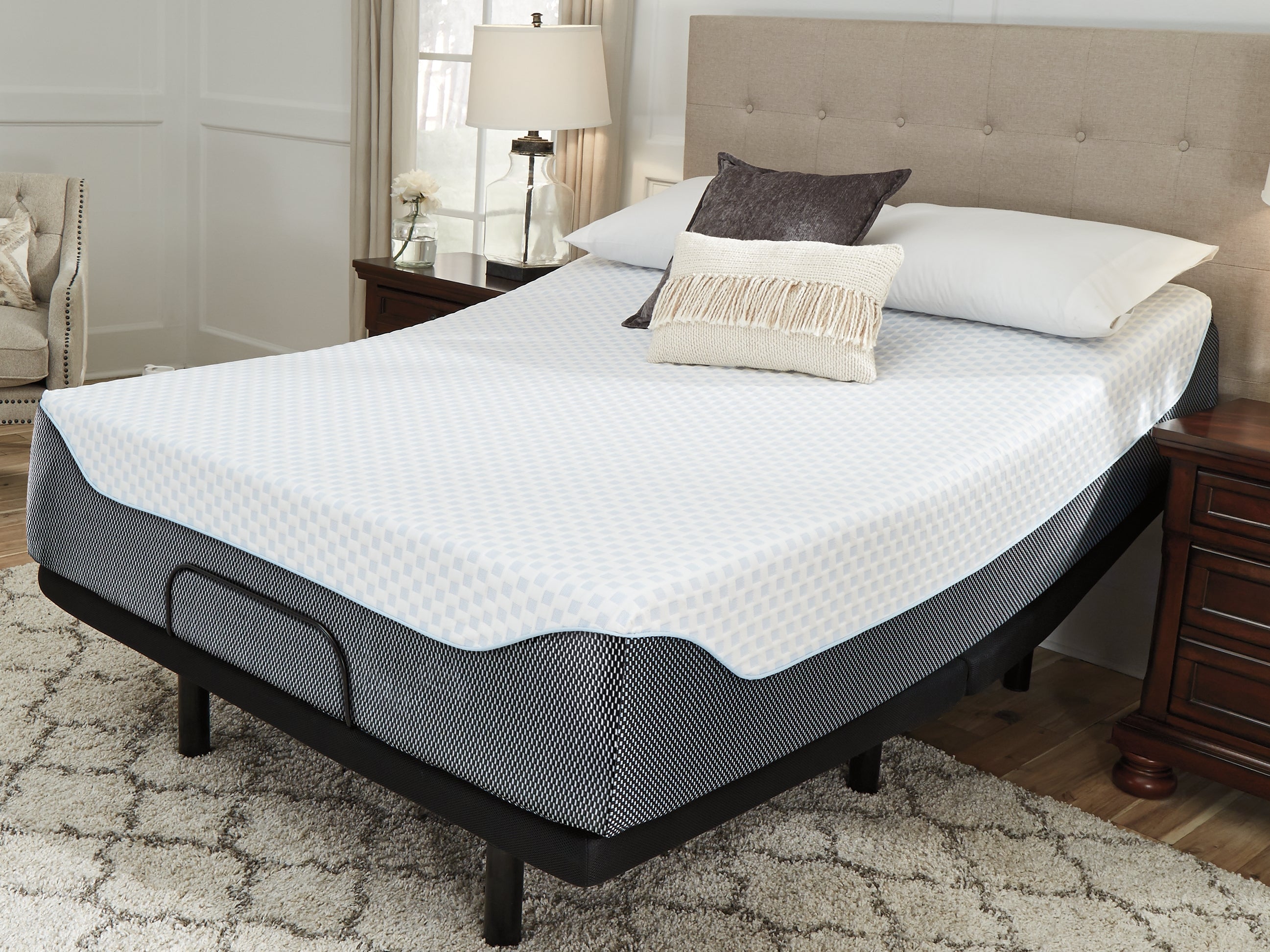 14 Inch Chime Elite King Memory Foam Mattress in a Box with Foundation King Foundation - furniture place usa