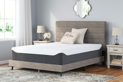 14 Inch Chime Elite King Memory Foam Mattress in a Box with Head-Foot Model Better King Adjustable Base - furniture place usa