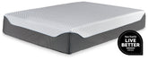 14 Inch Chime Elite Queen Memory Foam Mattress in a Box with Better than a Boxspring Queen Foundation - furniture place usa