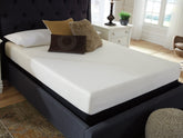 Chime 8 Inch Memory Foam Full Mattress in a Box with Better than a Boxspring Full Foundation - furniture place usa