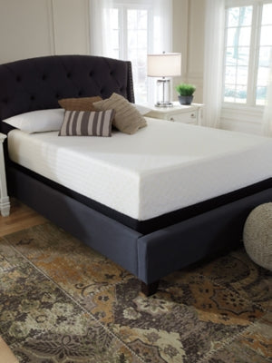 Chime 12 Inch Memory Foam Twin Mattress in a Box with Better than a Boxspring Twin Foundation - furniture place usa