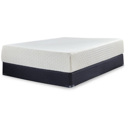 Chime 12 Inch Memory Foam Twin Mattress in a Box with Better than a Boxspring Twin Foundation - furniture place usa
