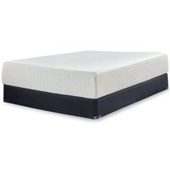 Chime 12 Inch Memory Foam Twin Mattress in a Box with Better than a Boxspring Twin Foundation - furniture place usa