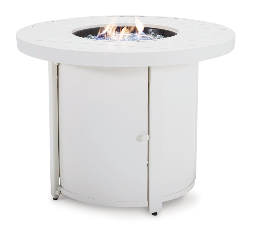 Sundown Treasure Outdoor Fire Pit Table and 4 Chairs - furniture place usa