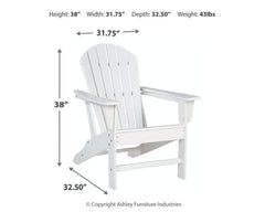 Sundown Treasure Adirondack Chair with End Table - furniture place usa