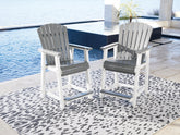 Transville Outdoor Counter Height Bar Stool (Set of 2) - furniture place usa