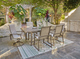 Beach Front Outdoor Dining Table and 6 Chairs - PKG014885 - furniture place usa