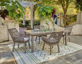 Beach Front Outdoor Dining Table and 4 Chairs - PKG015466 - furniture place usa