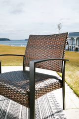 Zariyah Outdoor Love/Chairs/Table Set (Set of 4) - furniture place usa