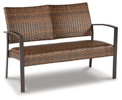 Zariyah Outdoor Love/Chairs/Table Set (Set of 4) - furniture place usa