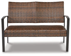 Zariyah Outdoor Love/Chairs/Table Set (Set of 4) - furniture place usa