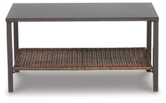 Zariyah Outdoor Love/Chairs/Table Set (Set of 4) - furniture place usa