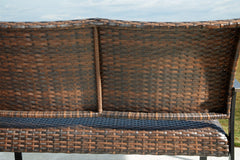 Zariyah Outdoor Love/Chairs/Table Set (Set of 4) - furniture place usa