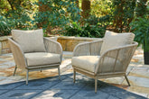 Swiss Valley Lounge Chair with Cushion (Set of 2) - furniture place usa