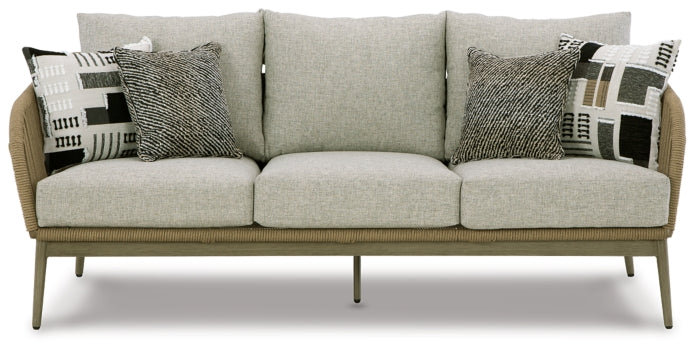 Swiss Valley Outdoor Sofa with Cushion - furniture place usa