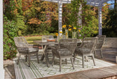 Beach Front Outdoor Dining Table and 6 Chairs - PKG014897 - furniture place usa