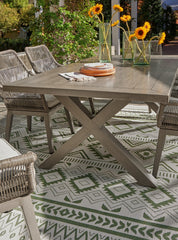 Beach Front Outdoor Dining Table and 4 Chairs - PKG014896 - furniture place usa