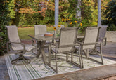 Beach Front Outdoor Dining Table and 6 Chairs - PKG015465 - furniture place usa