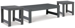 Amora Outdoor Coffee Table with 2 End Tables - furniture place usa