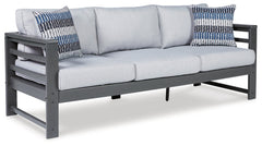 Amora Outdoor Sofa, 2 Lounge Chairs and Coffee Table - furniture place usa