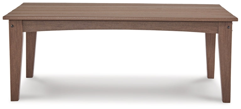 Emmeline Outdoor Sofa with Coffee Table - furniture place usa