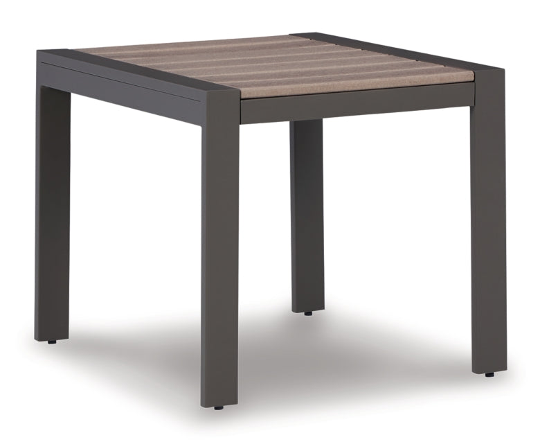 Tropicava Outdoor Loveseat and 2 Lounge Chairs with Coffee Table and 2 End Tables - furniture place usa