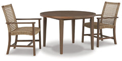 Germalia Outdoor Dining Table and 2 Chairs - furniture place usa