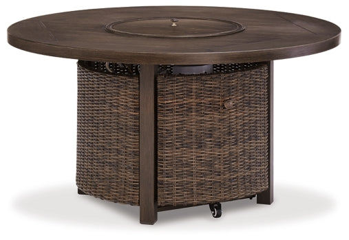 Paradise Trail Fire Pit Table - furniture place usa