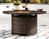 Paradise Trail Fire Pit Table - furniture place usa